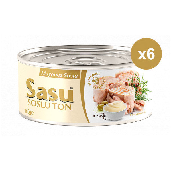 Sasu Mayonnaise Sauce Tuna 6X160G Large Piece