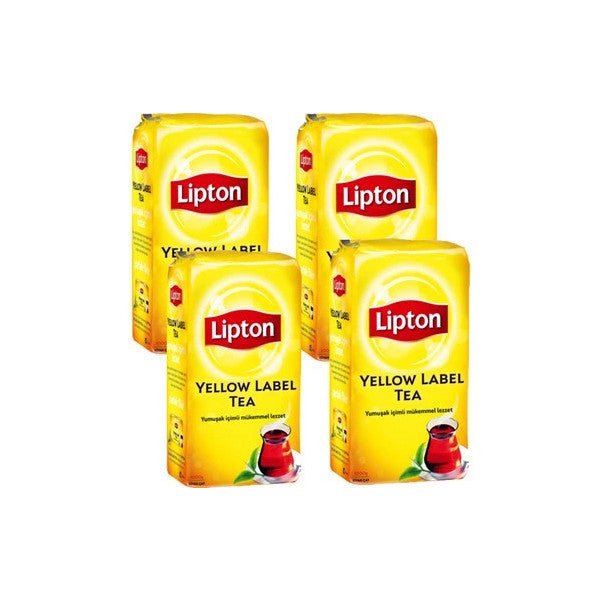 Lipton Yellow Label Loose Black Tea 1000 Gr X 4 Pieces