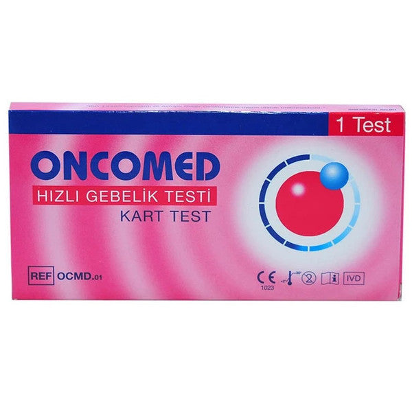 Oncomed Rapid Pregnancy Test - 1 Card Test