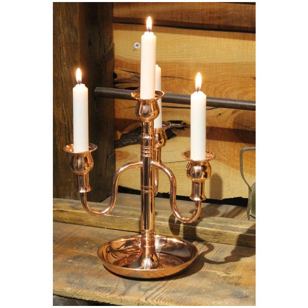 Turna Copper Vintage Red 4-Piece Candlestick Candle Gift Turna2612-1