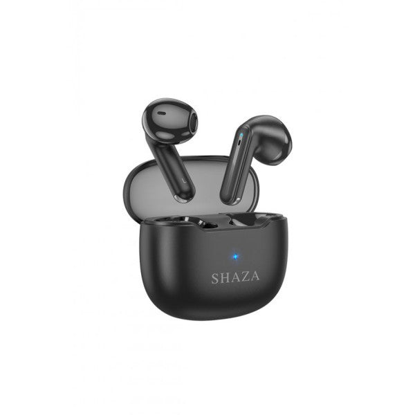 Shaza Air7 Noise Reduction Enc Bluetooth 5.3 Tws Headphone With 4 Microphones Black