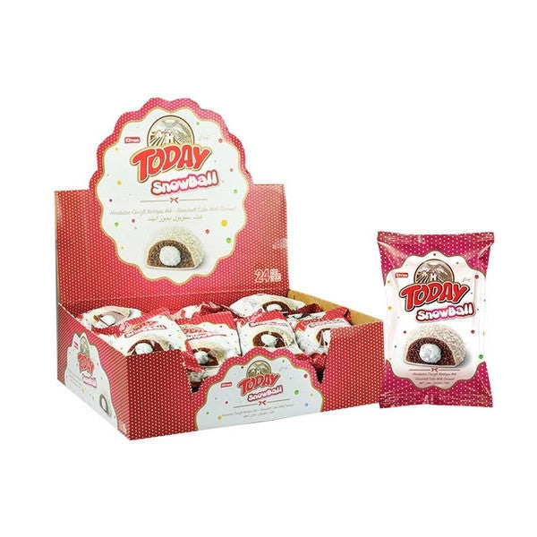 Today Snowball Coconut Cake 35 Gr. 24 Pieces (1 Box)