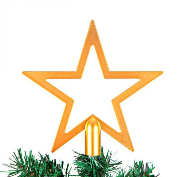 Waldern Christmas Pine Tree Top Gold