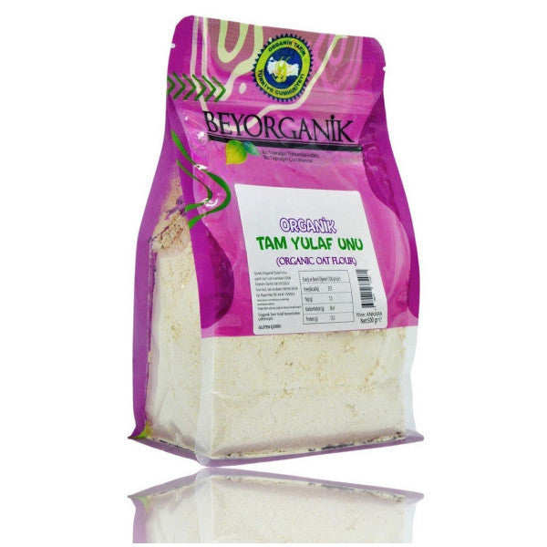 Organic Whole Oat Flour 500Gr 100% Local Oatmeal