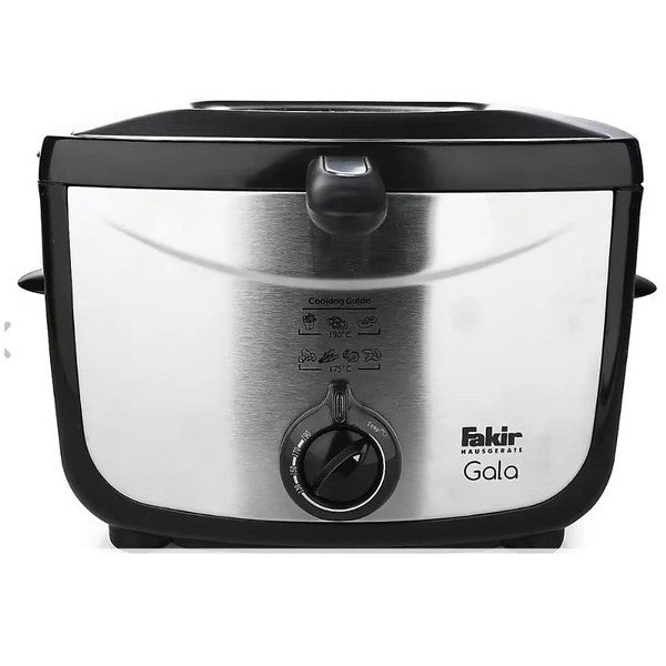 Fakir Gala 1.5 Lt Stainless Steel Deep Fryer - Black Color