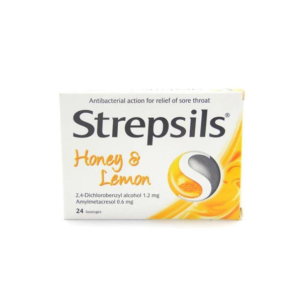 Strepsils Honey And Lemon Flavored 24 Pastilles