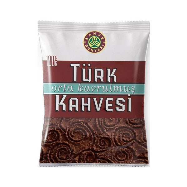 Kahve Dünyası Medium Roast Turkish Coffee 100 Gr 24 Pack