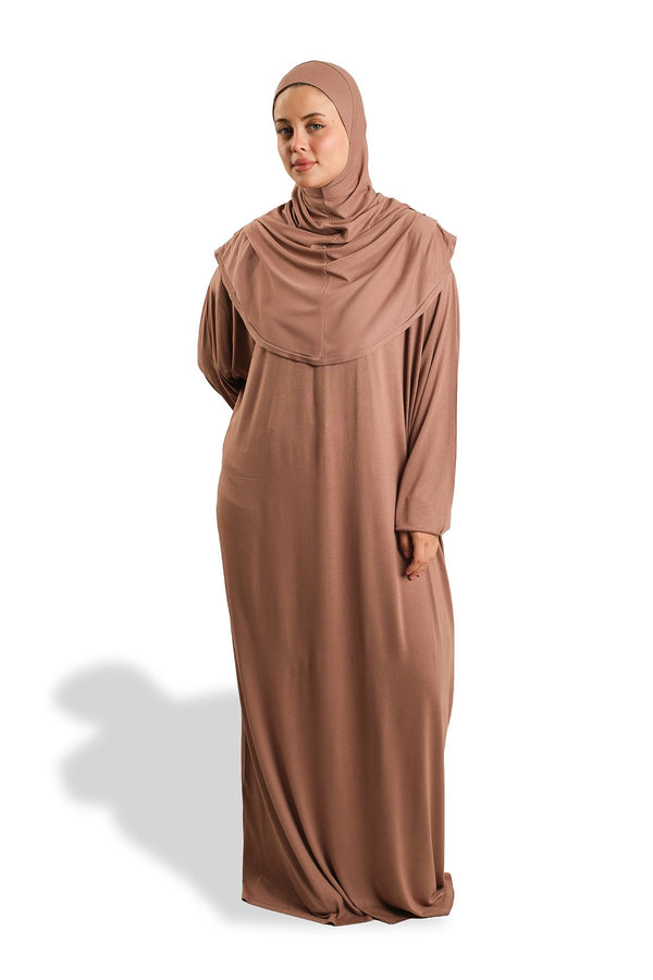 Mink One-Piece Prayer Dress Viscose Plain 2503_10