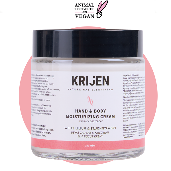 Lily & St. John's Wort Hand And Body Cream | Vitamin E + Coconut Oil + Shea Butter