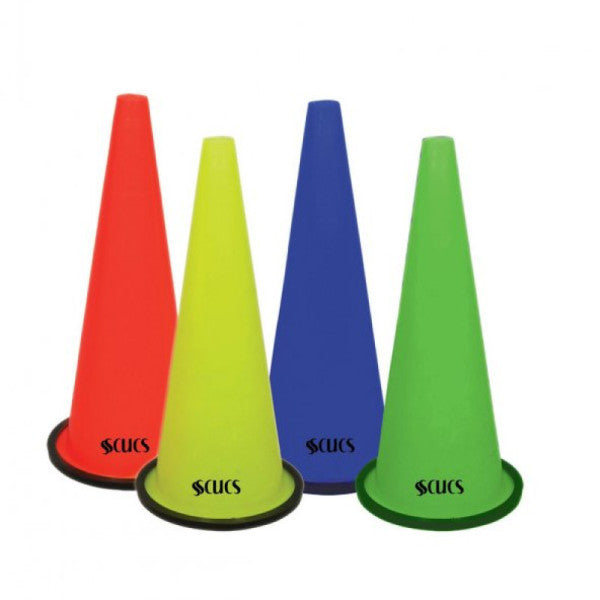 Scucs 45 Cm Training Cones Mixed 10 Colors Scx 1102