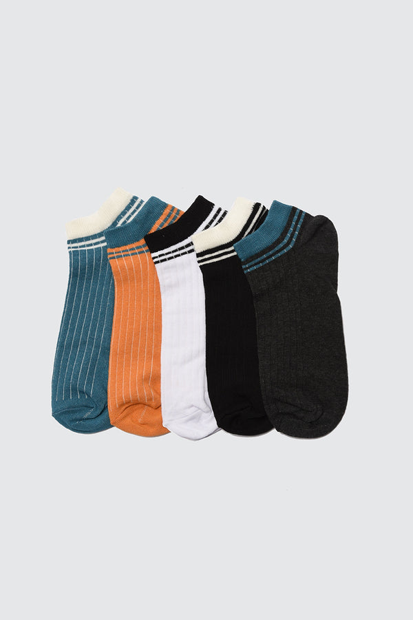 TRENDYOL MAN Multicolor Men's 5-Pack Sneaker Socks