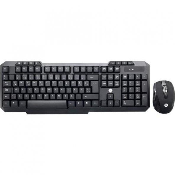 Dexim Km-317 Slim Wireless Keyboard Mouse Set - Black