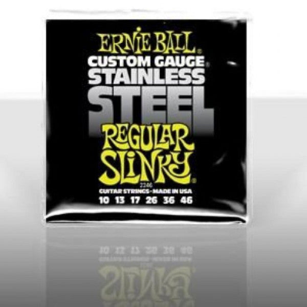 Ernie Ball P02246 Stainless Steel Regular Slinky 10-46 Electric Guitar String