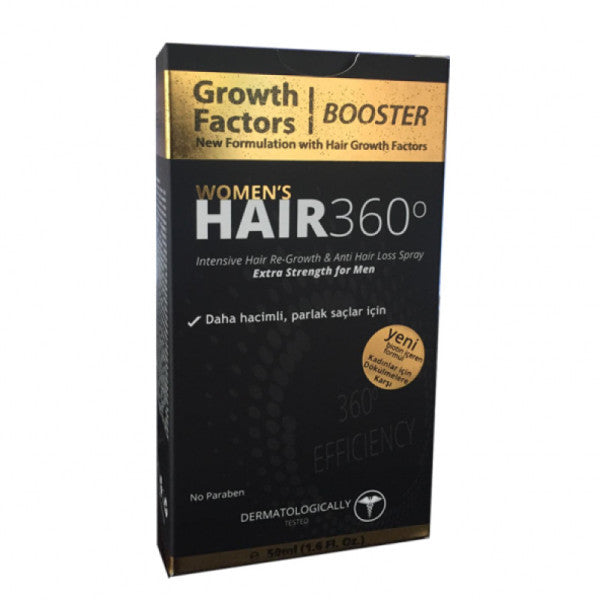 Hair 360 Women Booster Growth Factors Hair Spray 50ml Hair Spray for Women