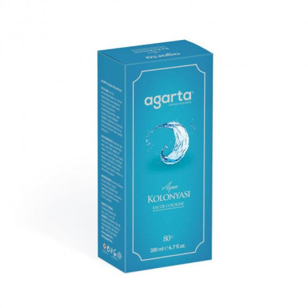 Agarta 80 Degree Aqua Cologne Glass Bottle 200 Ml