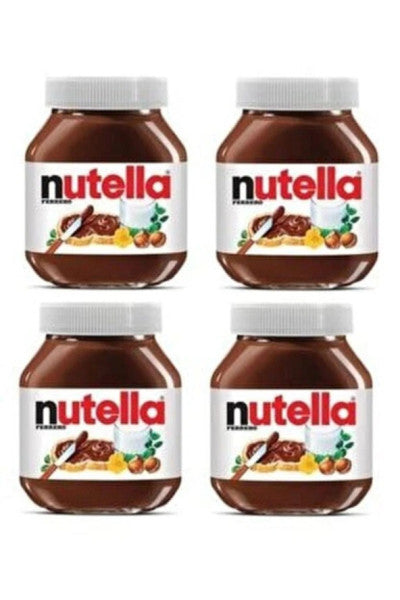 Nutella 750 Gr 4-Pack Cocoa Hazelnut Cream
