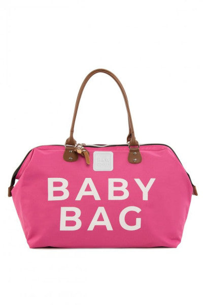 Bagmori Fuchsia Baby Bag Printed Baby Care Bag