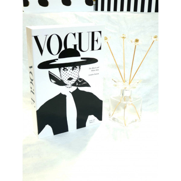 VOGUE, Woman in Hat, Openable Decorative Book Box, Fashion Fake Books, Home Decoration