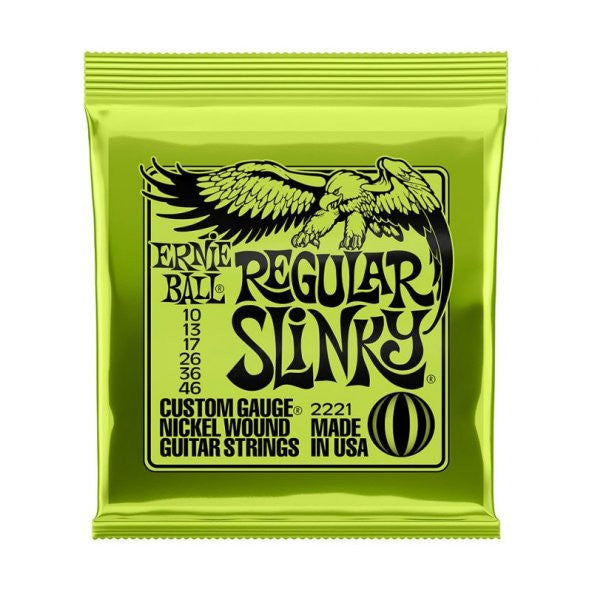 Ernie Ball P02221 Regular Slinky Nickel 10-46 Electric Guitar String