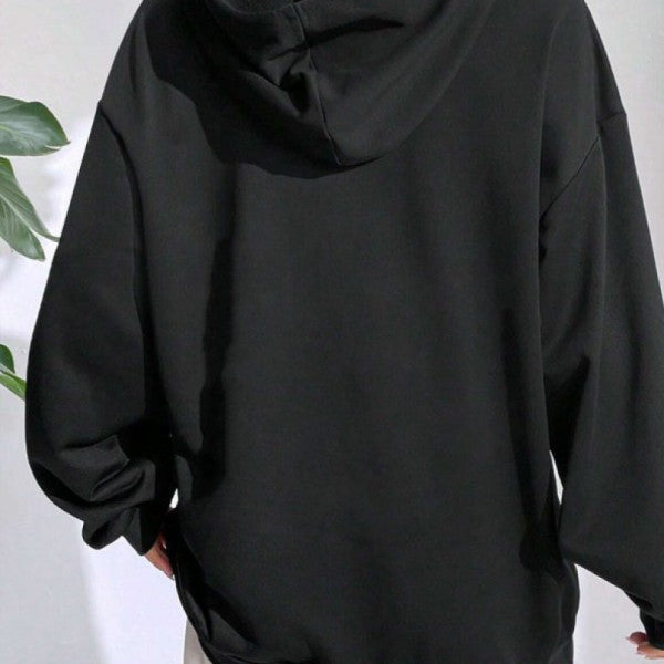 Unisex Oversize Brooklyn Baskılı Kazak