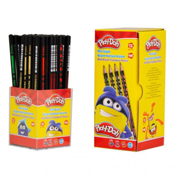 Play-Doh Pencil Mat Üçgeni 72 Parçalı Stand Play-KK005