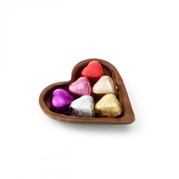 Mixed Heart Chocolate with Milky Figure Base