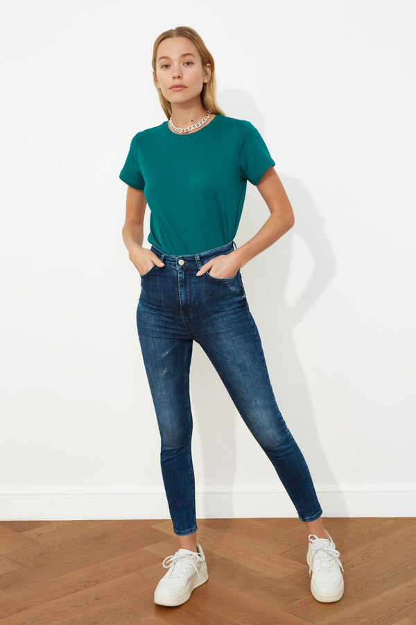 Trousers |  Trendyolmilla High Waist Skinny Jeans Twoss21Je0136.