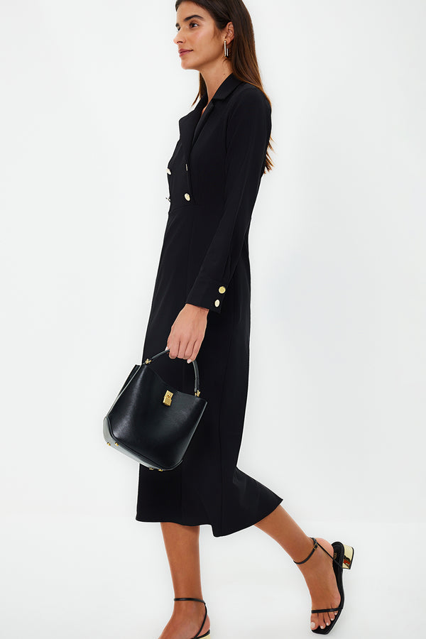 Trendyol Modest Women's Plain Maxi 3/4 Sleeve Casual Regular Dress