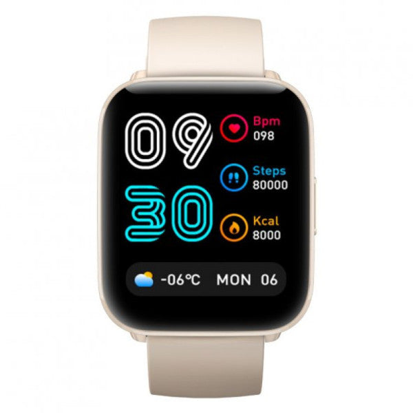 Mibro Watch C2 1.69 inç HD Ekran 2 ATM SPO2 Akıllı Saat Bej