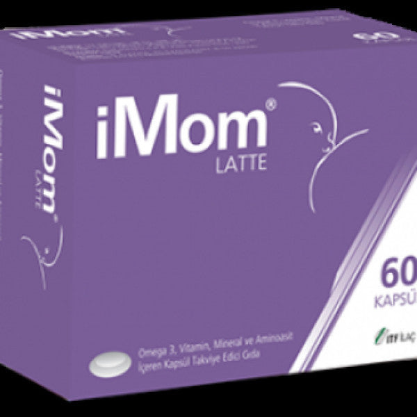 iMom Latte Omega 3 Supplementary Food 60 Capsules