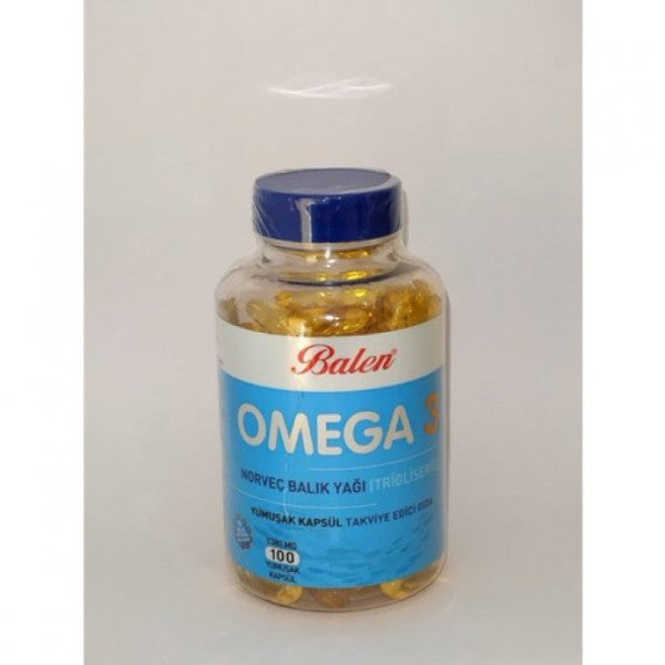 Balen Omega 3 Norwegian Fish Oil (Triglyceride) 1380 Mg 100 Capsules