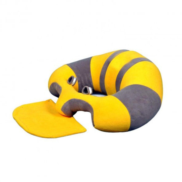 Baby Support Sitting Cushion - Yellow Gray