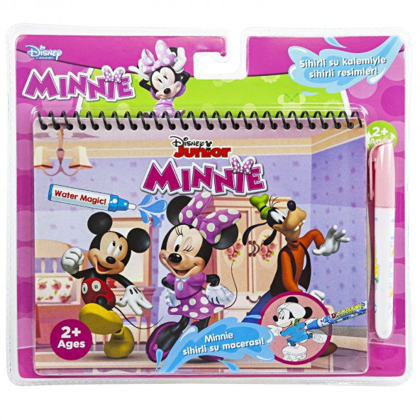 Licensed Disney Jr. Minnie Magic Water Magic Coloring Book With Special Water Pen