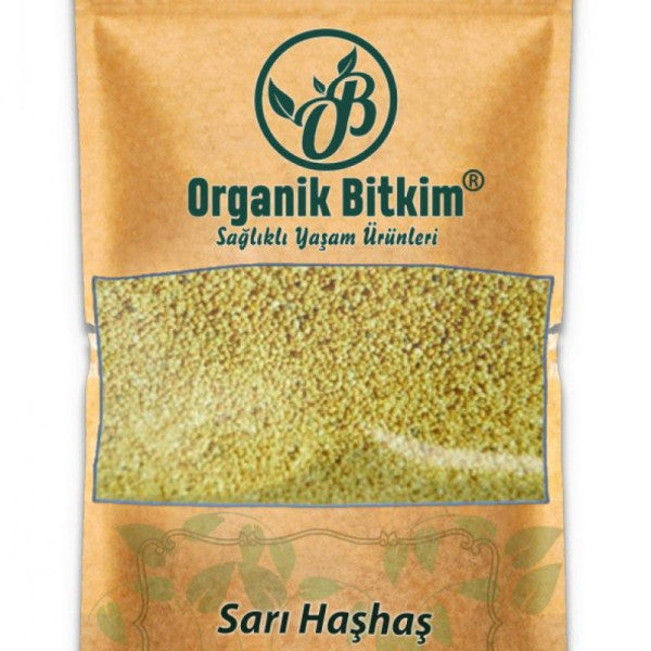 Organik Bitkim - Organic Yellow Poppy Seeds - 1 kg