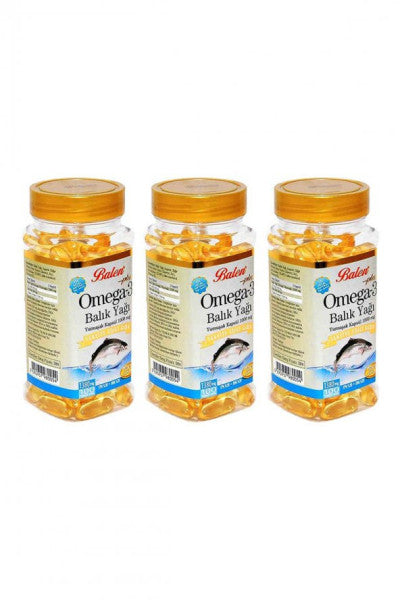 Balen Omega 3 Fish Oil 1380 Mg 100 Soft Capsules 3 Pieces