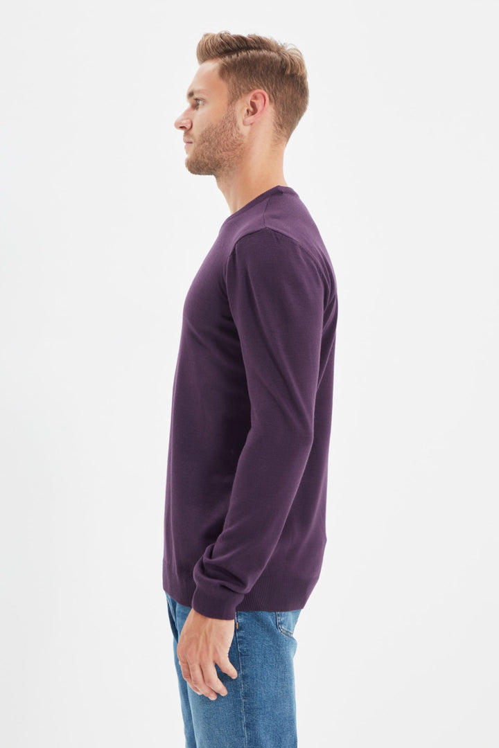 Knitted Vest |  Trendyol Man Men's Crew Neck Sweater Tmnaw21Kz0756.