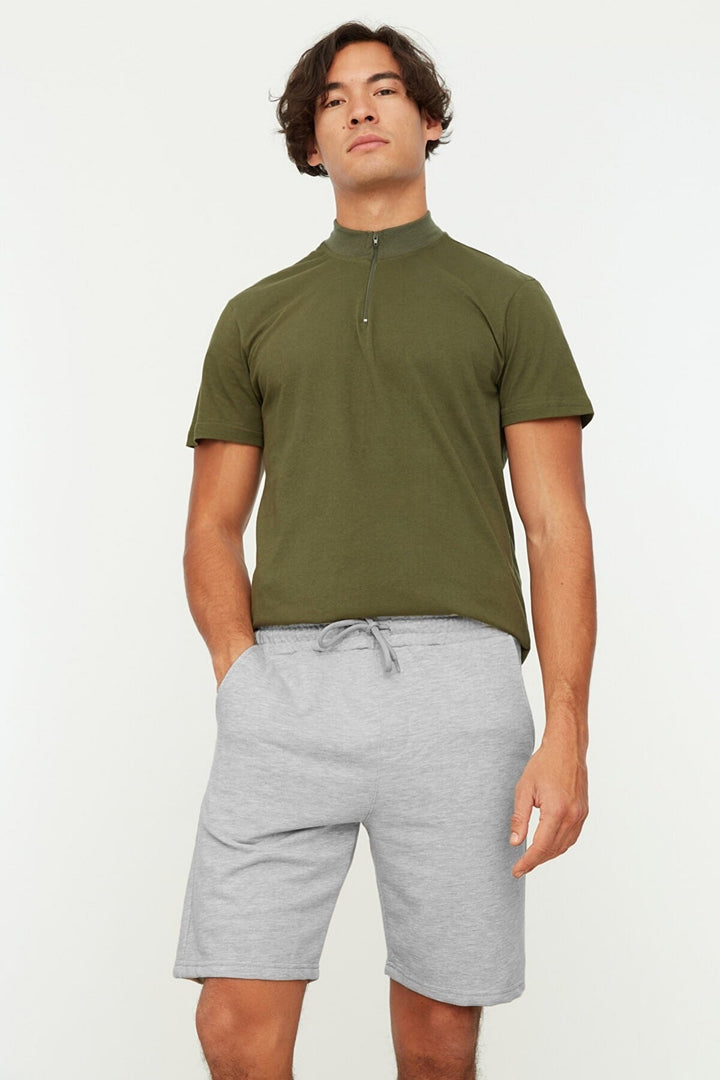 Shirt |  Trendyol Man Men's Basic Regular Fit Shorts & Bermuda Tmnss20Sr0068.