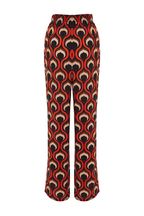 Trendyolmilla Geometric Pattern Trousers Tbess23Pl00010