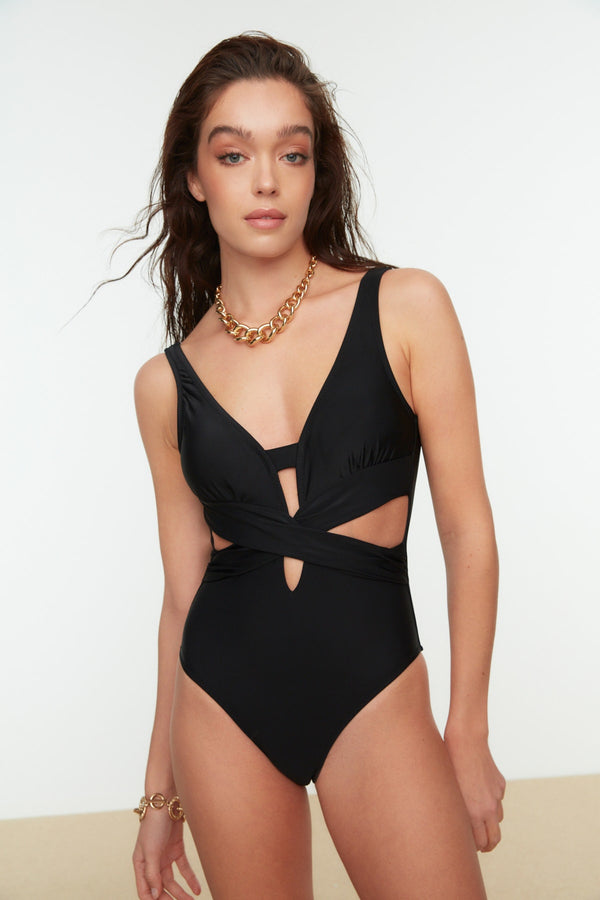 Trendyolmilla Cut Out Detailed Swimsuit Tbess20Ma0292