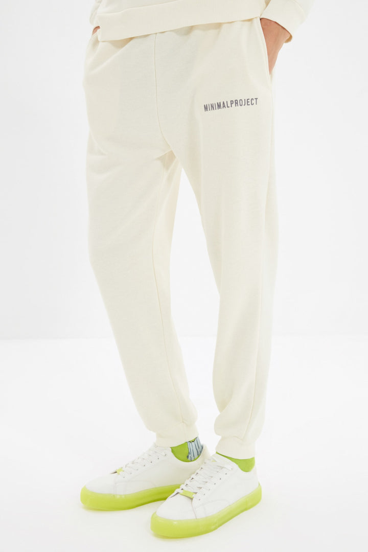 Snow Pants & Suits |  Trendyol Man Unisex Regular Printed Knitted Sweatpants Tmnaw22Ea0361.