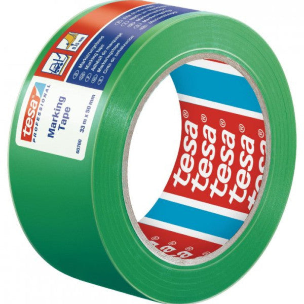 Tesa Warning Tape Floor Marking Green 33x50 60760-00097-15