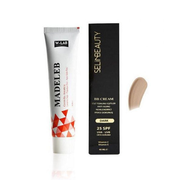 W Lab Madeleb Cream 40 Ml + Selin Beauty Bb Cream Dark Spf25 40 Ml