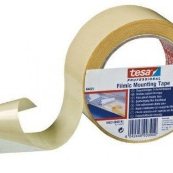 Tesa Double Sided Tape Filmic Transparent 25x50 64621-00069-00