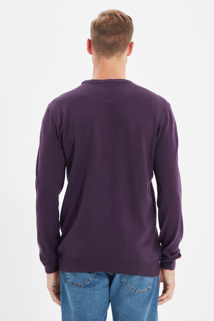 Knitted Vest |  Trendyol Man Men's Crew Neck Sweater Tmnaw21Kz0756.