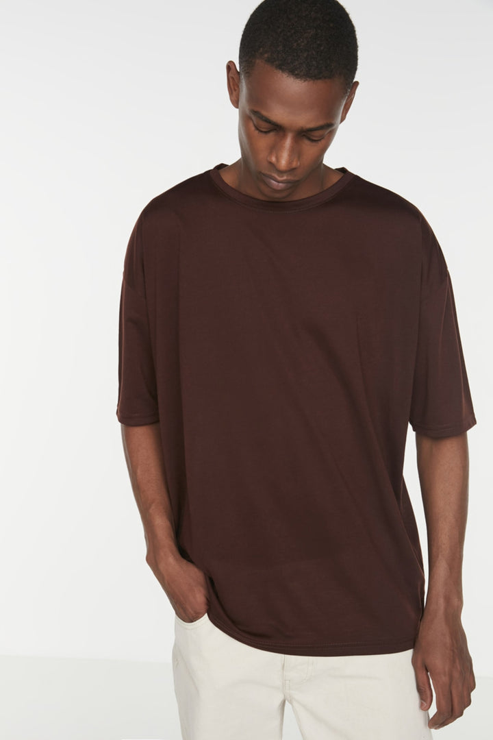 Shirts & Tops |  Trendyol Man Green Basic Men's Crew Neck Oversize Short Sleeve T-Shirt Tmnss21Ts0811.