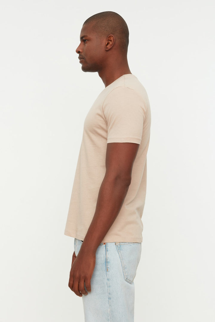 Shirts & Tops |  Trendyol Man Basic Slim Fit 100% Cotton V-Neck Short Sleeved Tshirt Tmnss19Bo0002.