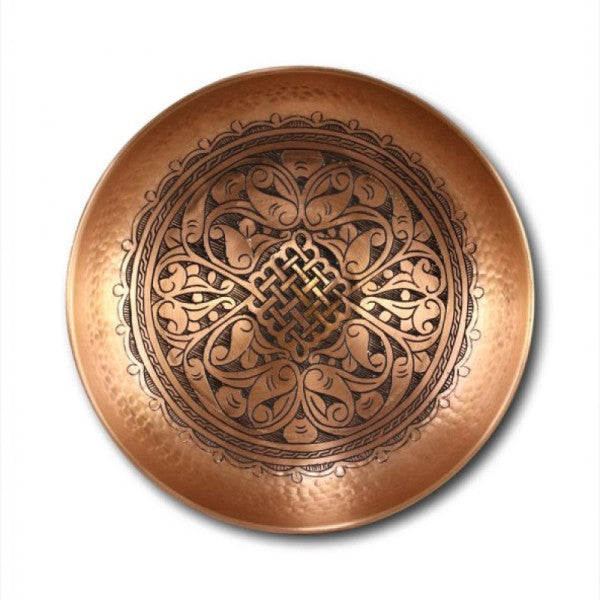 Morya Copper Bath Bowl Specially Embroidered 20 Cm