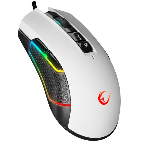 Rampage Smx-R600 Python Usb White 12400Dpi Gaming Mouse