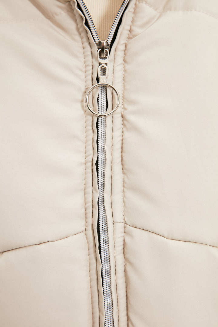 Clothes |  Trendyolmilla Zipper Closure Inflatable Coat Twoss20Mo0015.