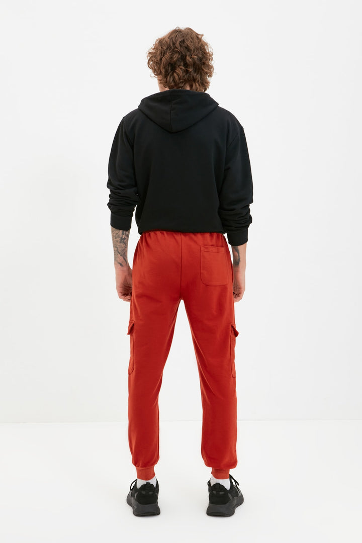 Snow Pants & Suits |  Trendyol Man Men's Slim Fit Elastic Waist And Leg Elastic Pocket Sweatpants Tmnaw20Ea0072.
